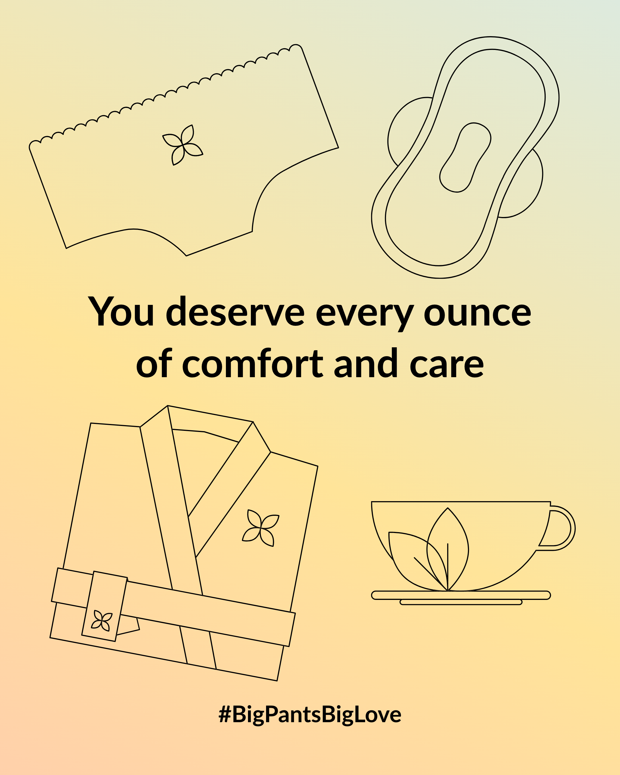 Instagram Post – 18 comfortable items for after labour and birth